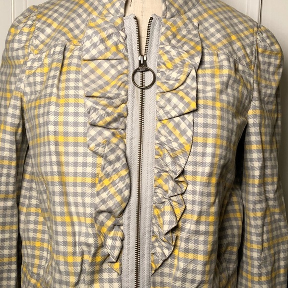 Anthropologie Idra Gingham Plaid Jacket NWT - Picture 7 of 8